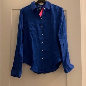 NWT Lilly Pulitzer Sea View Button Down